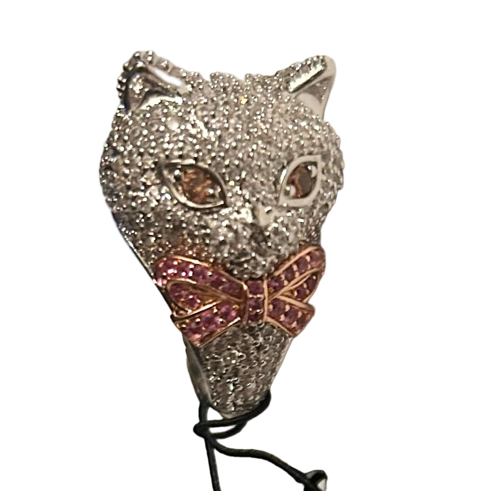 Kate Spade New York Pawlina Cat Ring Size 8 NWT - Picture 1 of 5